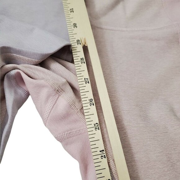 Outdoor Voices Leggings Small Tri-Tone 7/8 Tulip‎ Dahlia Wisteria Pink NWT - Picture 9 of 9